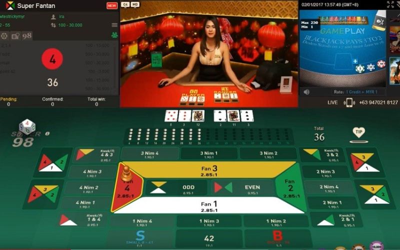 Fantan 98win là trò chơi vô cùng phổ biến trên các nền tảng casino online.